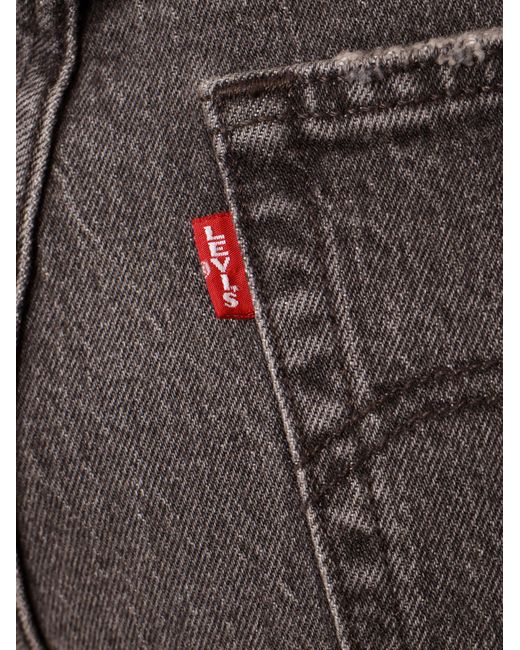 Levi's Gray Ribcage Straight Ankle