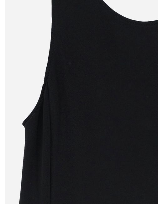 Max Mara Black Dresses Viscosa Elastan