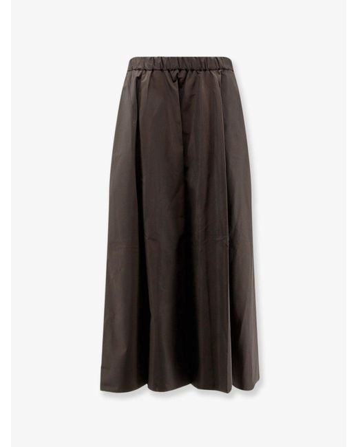 Aspesi Brown Mia Taffeta' Skirt