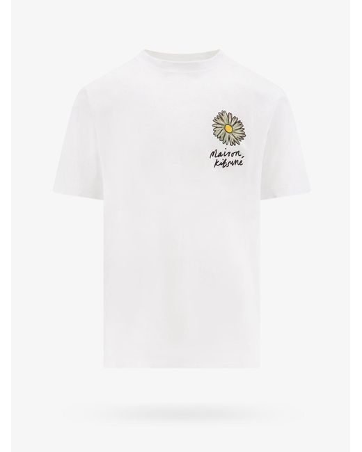 Maison Kitsuné White T-shirt for men