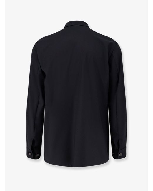 Hevò Blue Bari Viscose Blend Shirt for men