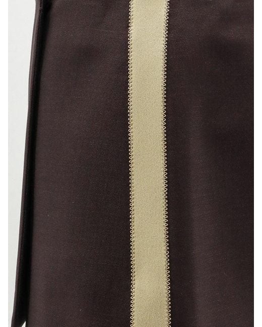 Miu Miu Black Mohair And Virgin Wool Mini Skirt
