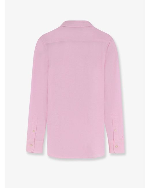 Polo Ralph Lauren Pink Oxford Cotton Shirt