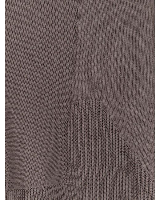 Rick Owens Brown Virgin Wool Sweater for men