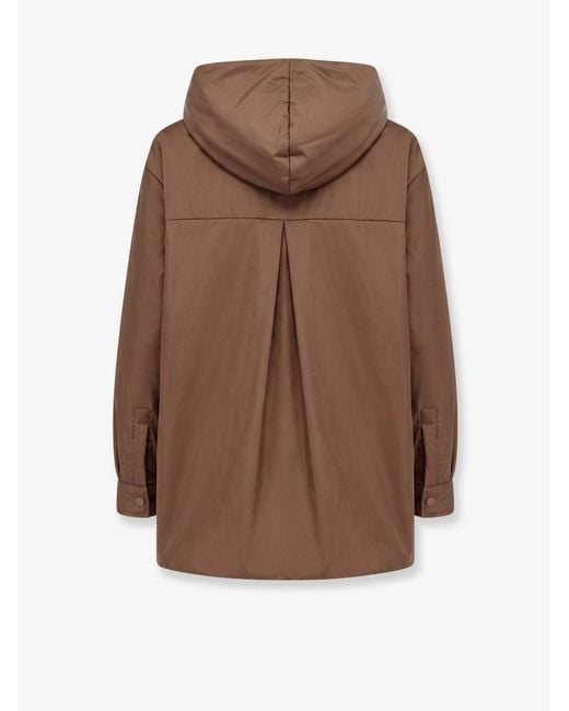Aspesi Brown Beth Nylon Jacket