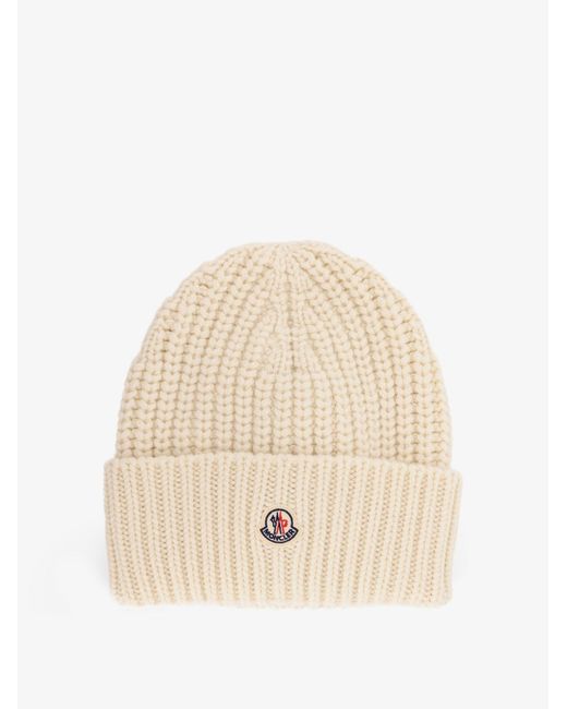 Cappello Beanie di Moncler in Natural