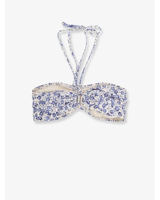Isabel Marant White Salma Bikini Top
