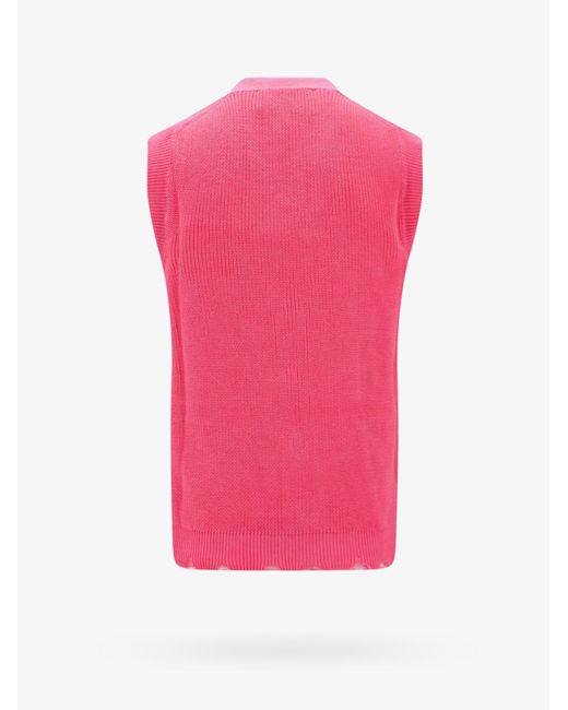 Amaranto Pink Vest for men