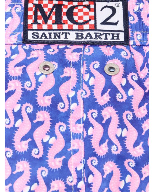 Mc2 Saint Barth Purple Swim Trunk for men
