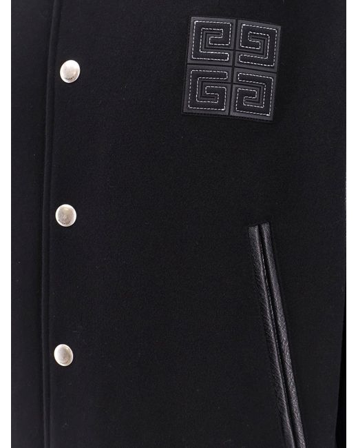 Giubbotto Bomber Con Logo di Givenchy in Black da Uomo