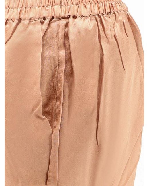 Mes Demoiselles White Silk Trousers