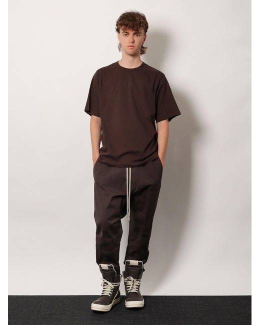 Rick Owens Red Brad T Cotton T-Shirt for men