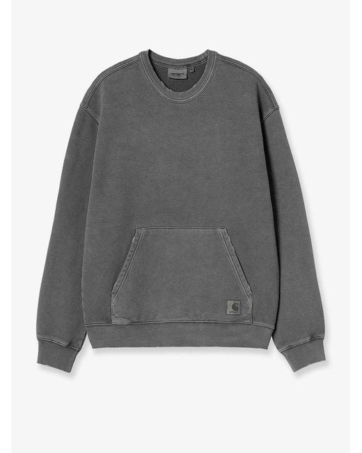 Carhartt Gray Torion Dyeing Treatment Cotton Sweatshirt for men