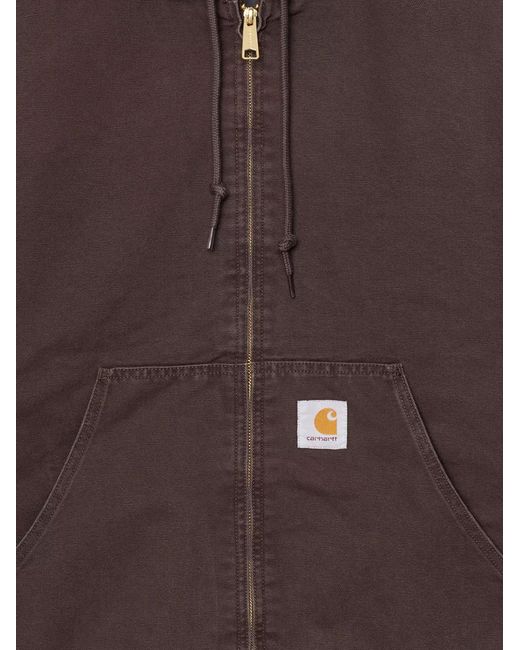 Carhartt Brown Og Active 'Dearborn' Organic Cotton Jacket for men