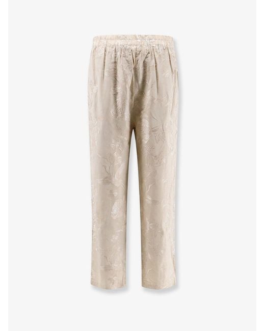 Mes Demoiselles White Flopy Viscose Trousers