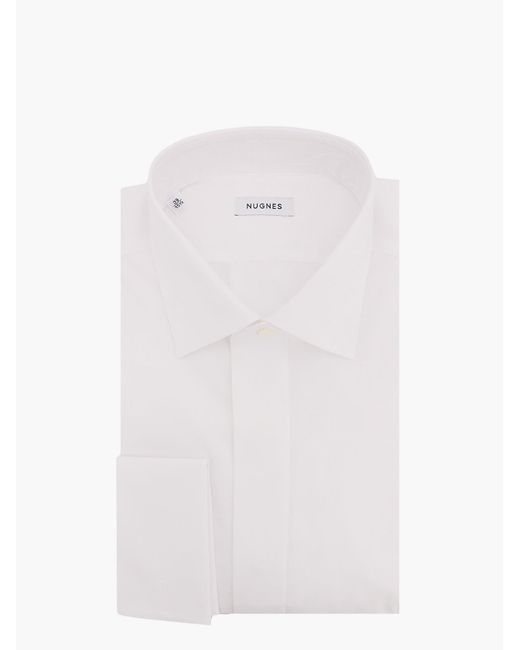 NUGNES 1920 White Shirt for men