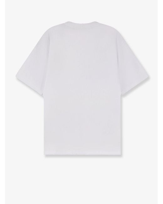 SACAI X CARHARTT WIP White Cotton T-Shirt With Frontal Logo Patch for men