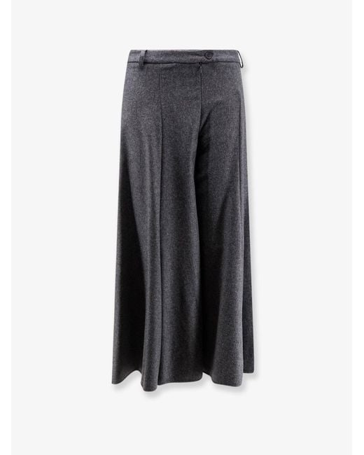 Nude Blue Wool Blend Pantskirt