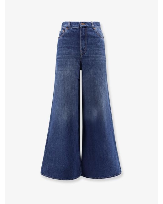 【関税&送料込】Chloe' Organic Cotton Jeans Chloé Organic Cotton Jeans in Blue | Lyst