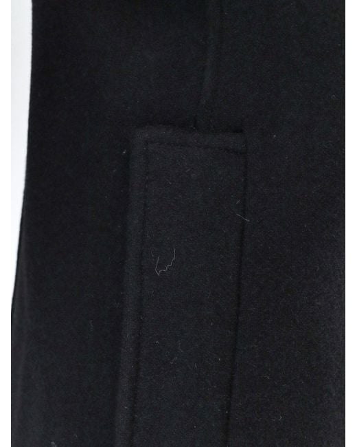 Totême  Blue Wool And Cashmere Blend Coat