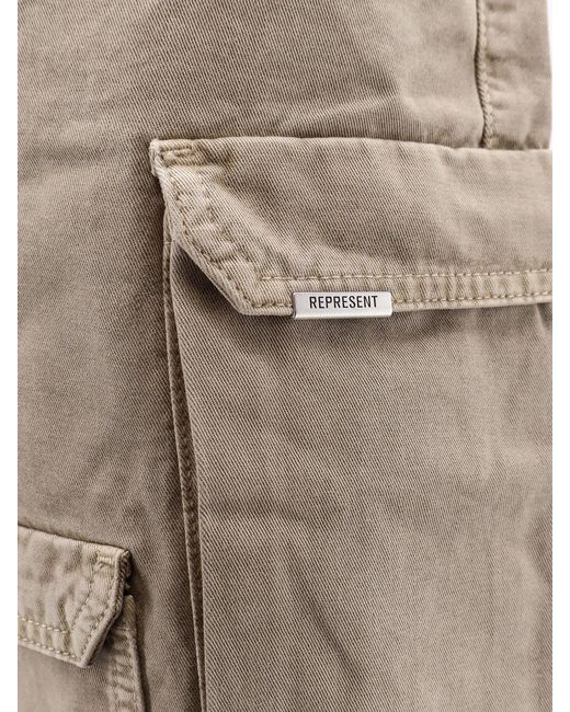 Represent Natural Shorts Cotone for men