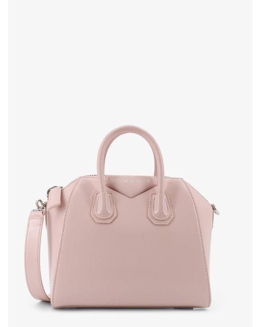 Givenchy Pink Antigona Mini Leather Shoulder Bag