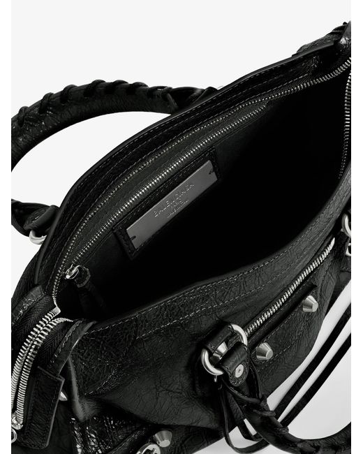 Balenciaga Black Le City Bag S Leather Shoulder Bag