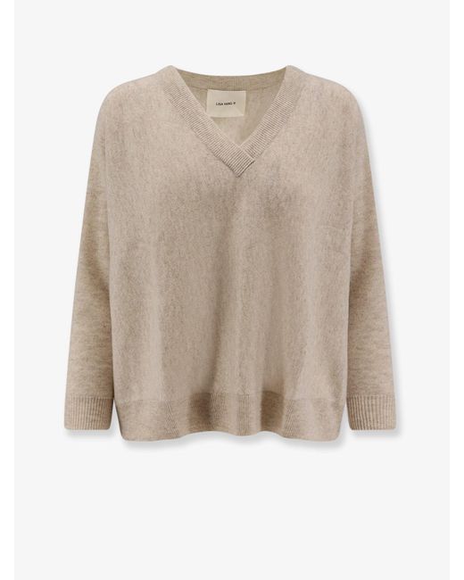 Lisa Yang Natural Kenny Cashmere Sweater