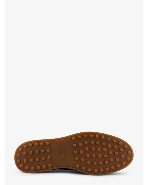 Tod's Brown Satin Trousers for men