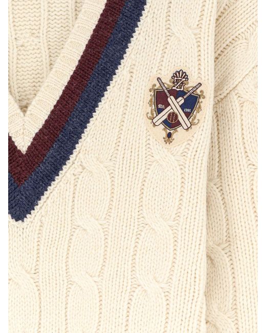 Zimmermann Natural Valiant Cable Knit Wool Sweater