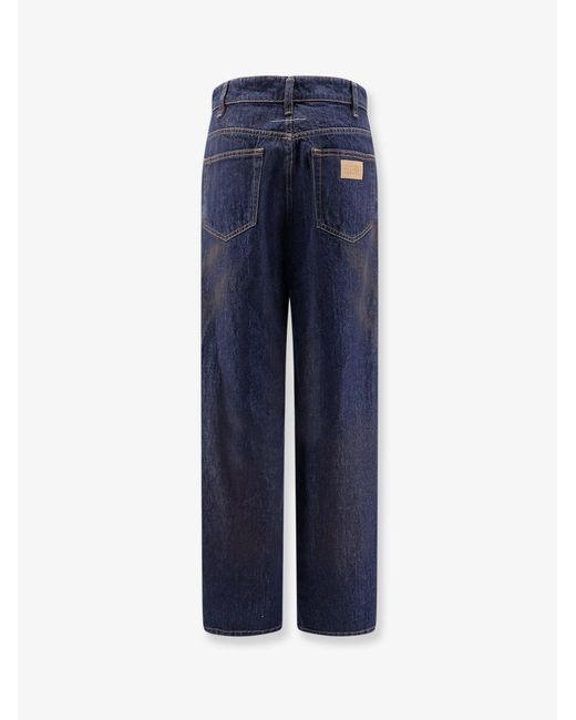 MM6 by Maison Margiela Blue Jeans With Numeric Signature Tag