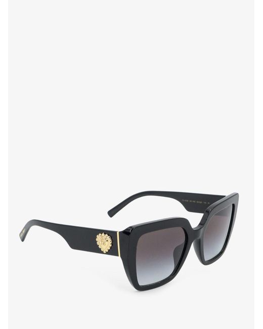 Dolce & Gabbana Black Acetate Sunglasses