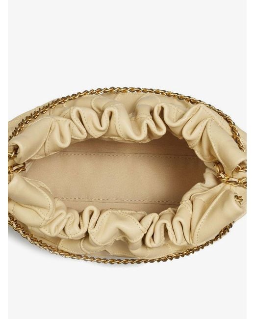 Tory Burch Metallic Fleming Mini Hobo Bag