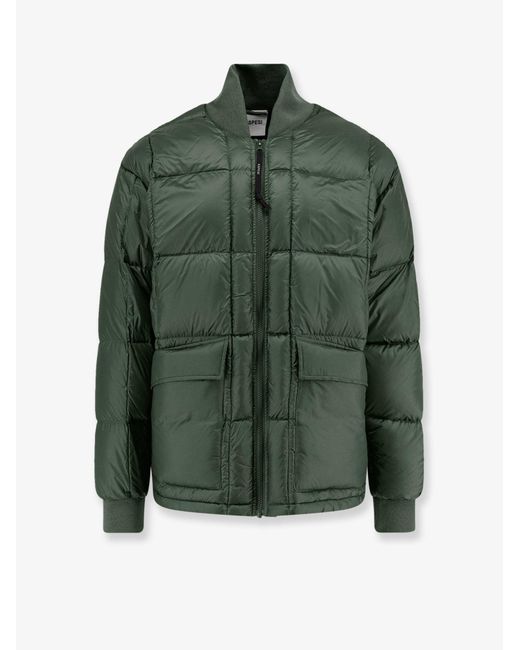 Aspesi Green Glenn Nylon Down Jacket for men