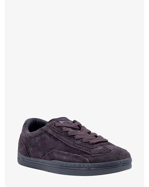 Stone Island Purple Suede Trainers for men