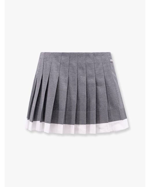 Gonna di Miu Miu in Gray
