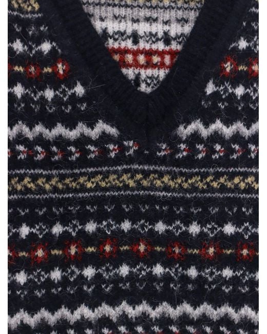 DUNST Blue Crafted Vest