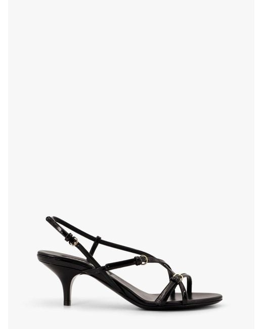 Miu Miu Patent Leather Sandals With Buckles in Black | Lyst