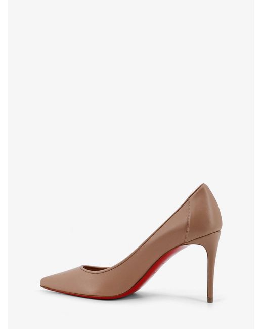 Christian Louboutin White Sporty Kate 85 Leather Pump