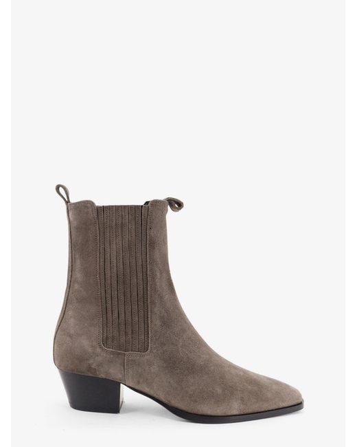 Aeyde Brown Agata Suede Boots