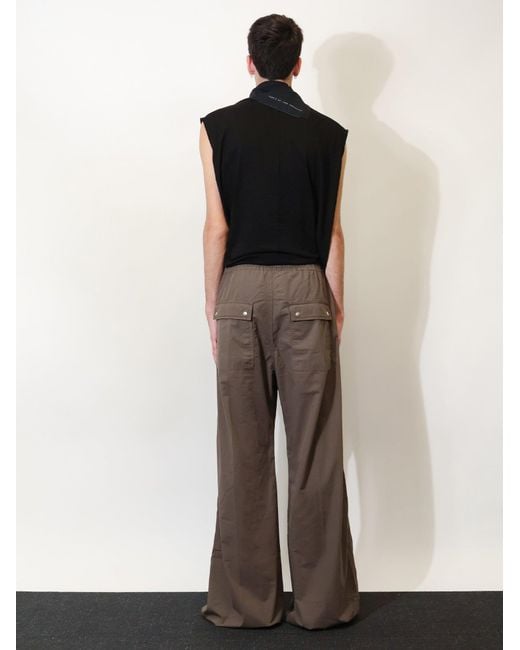 Rick Owens Brown Cotton Trousers for men