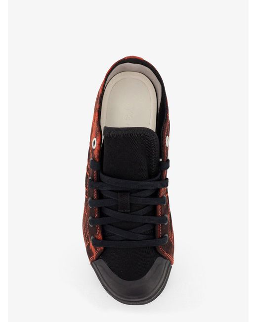 Y-3 Red Y-3 Nizza Lo Canvas Sneakers