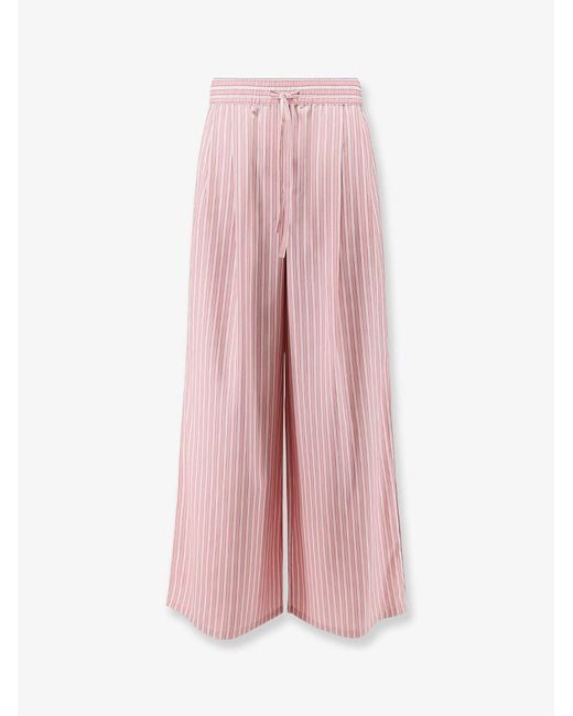 Dolce & Gabbana Pink Dolce & Gabbana Pyjamas Cotton And Silk Trousers