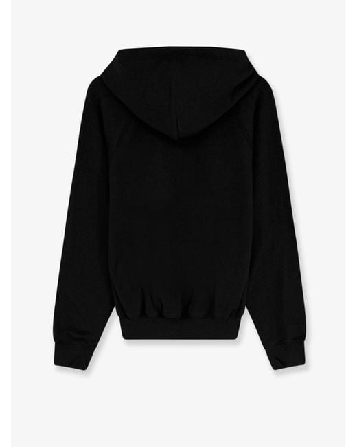 Polo Ralph Lauren Black Cotton Blend Sweatshirt With Embroidered Logo