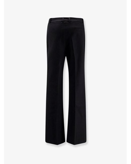 Joseph Black Tafira Viscose And Cotton Trousers