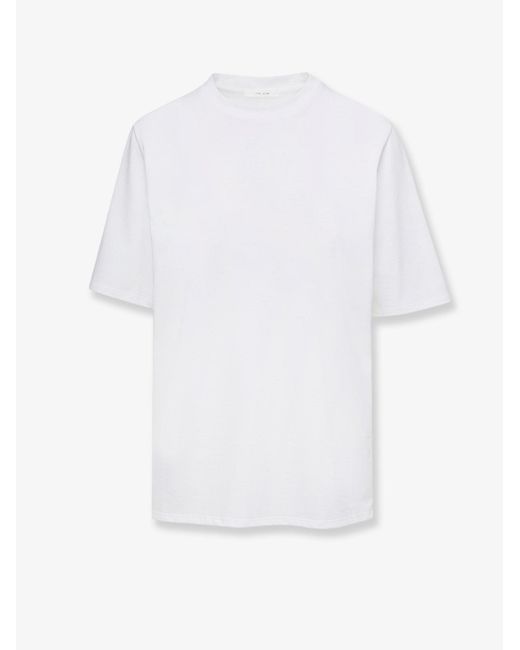 The Row White Chiara Cotton T-Shirt