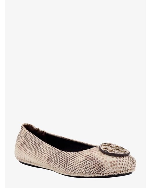 Tory Burch White Flat Shoes