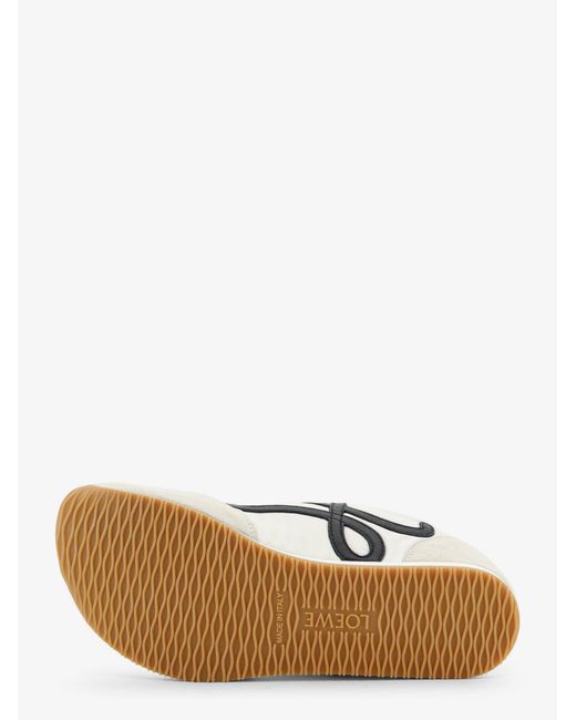 Loewe White Ballet Runner 2.0 Nylon Sneakers With Side Logo