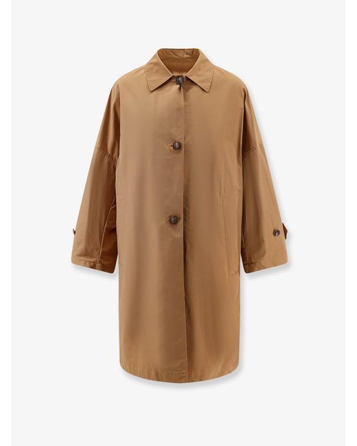 Hevò Natural Cala Paradiso Cotton Blend Raincoat