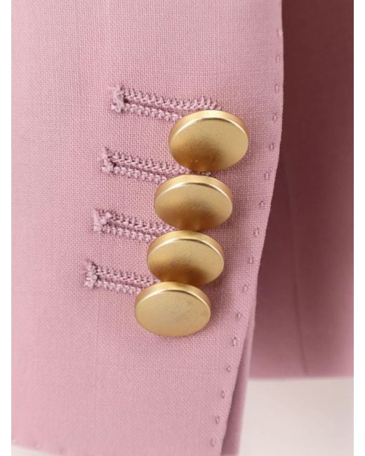Tagliatore Pink Parigi Stretch Virgin Wool Suits